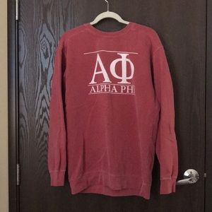 Comfort Colors Alpha Phi Sweatshirt